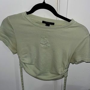 Small . Cute sage green top